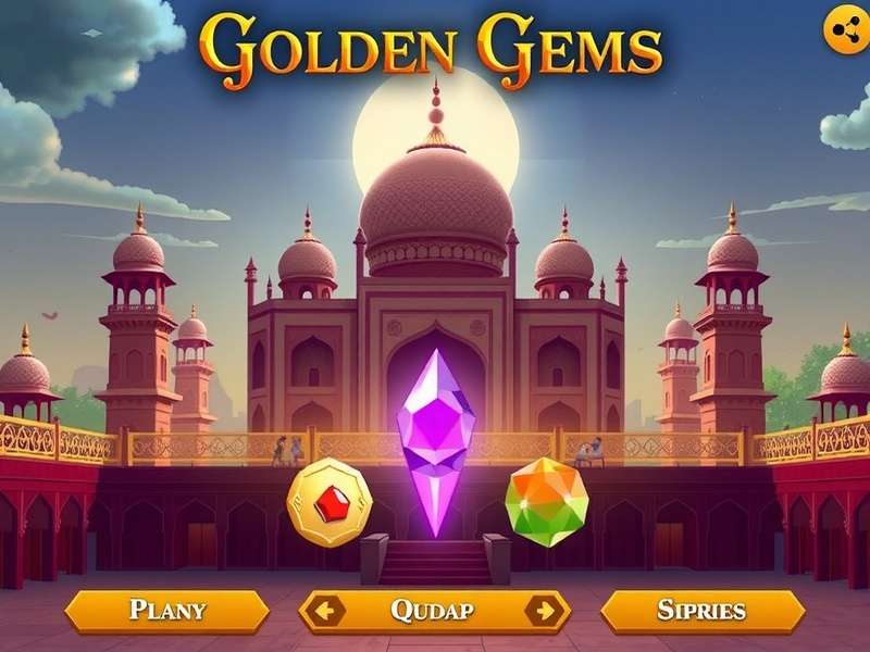 Golden Gems Of Mughal Game Screenshot